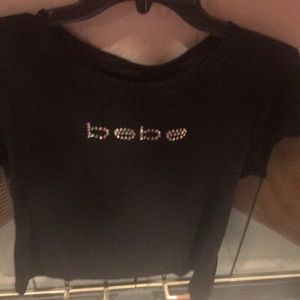 Black BeBe shirt